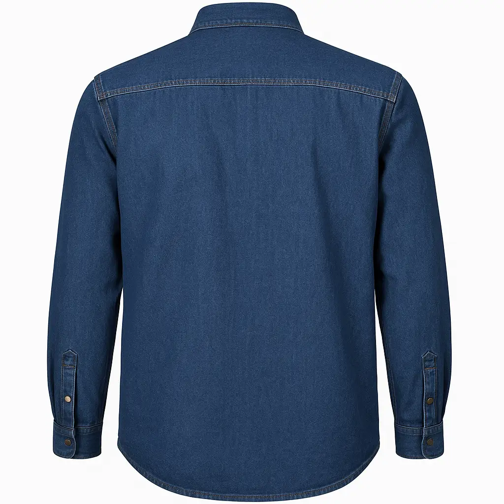 Camisa de mezclilla sin reflejante