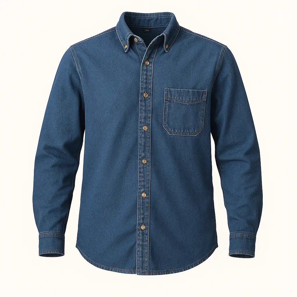Camisa de mezclilla industrial sin reflejante