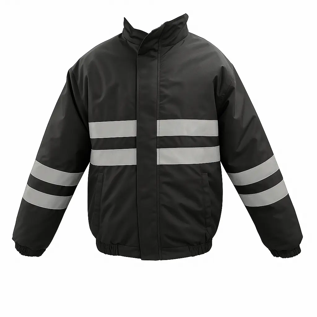 Chamarra industrial con reflejante