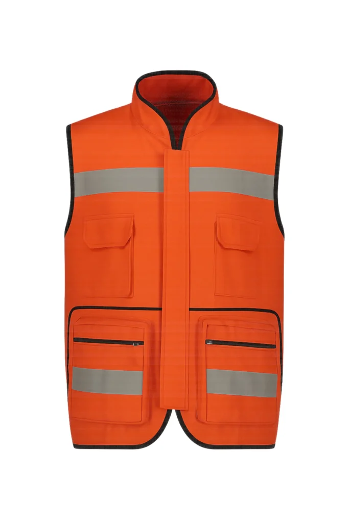 Chaleco industrial con reflejante